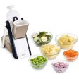 Dash Safe Slice Mandoline Slicer, Dicer, Black + Knife Set + Cutting Board Bundle Online now