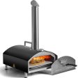 Deco Chef Portable Outdoor Pizza Oven with 2-in-1 Pizza & Grill Oven Functionality, Black Supply