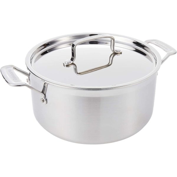 Cuisinart MultiClad Pro Triple Ply Stainless Cookware 6 Quart Stockpot (MCP44-24N) For Sale