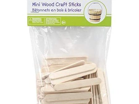 Mini Craft Sticks 120pc Krafty Kids Fashion