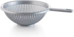 Plastic Strainer with Handle 8.5  Gray YBM Cheap