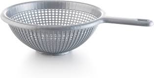 Plastic Strainer with Handle 8.5  Gray YBM Cheap