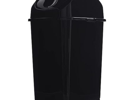 Trash Can Swing 9 Gal Black Superio Supply