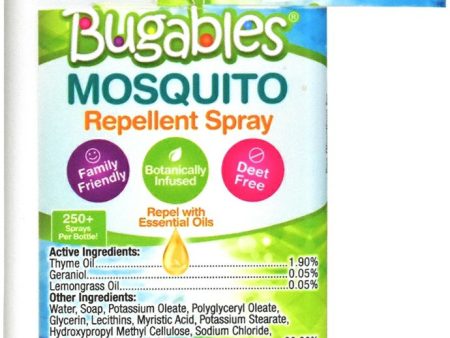 Mosquito Repellent Spray Bugables Supply