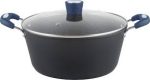 Non Stick Pot 4.5QT Blue Handle Millvado Online