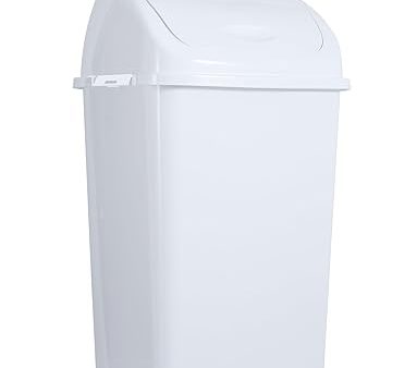 Trash Can Swing White Granite 13 Gal Superio Sale