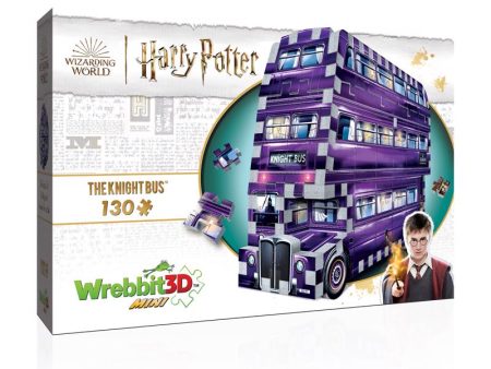 Wrebbit3D Harry Potter The Knight Bus Mini 3D Jigsaw Puzzle Multicolored 130 pc For Cheap