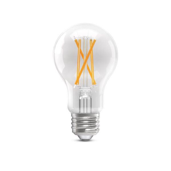 Feit A19 E26 (Medium) Filament LED Bulb Soft White 75 Watt Equivalence 4 pk Online Sale