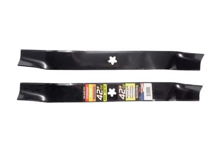 MaxPower 42 in. Mulching Mower Blade Set For Riding Mowers 2 pk Sale