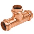 NIBCO Press System 1-1 2 in. Press X 1-1 2 in. D Press Wrought Copper Tee 1 pk Hot on Sale