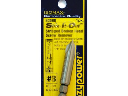 Eazypower Isomax #3 Sizes M2 High Speed Steel Screw Remover 2 in. 1 pc Supply