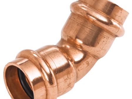 NIBCO 1-1 2 in. Press X 1-1 2 in. D Press Wrought Copper 45 Degree Elbow 1 pk Online now