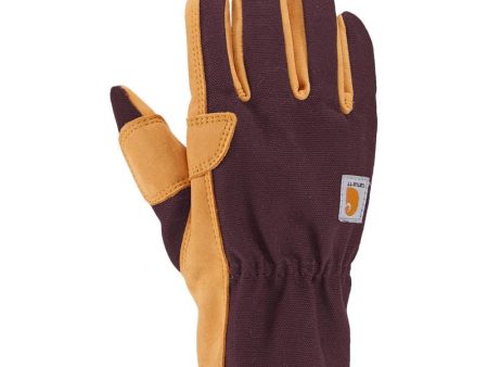 Carhartt Women s Indoor Outdoor Work Gloves Purple M 1 pair For Cheap