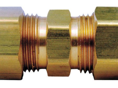 Ace 3 8 in. Compression X 3 8 in. D Compression Yellow Brass Union For Sale