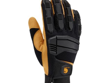 Carhartt Men s Indoor Outdoor Knuckler Gloves Black Yellow L 1 pair Fashion