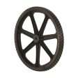 Rubbermaid 20 in. D 200 lb Wheelbarrow Wheel Rubber For Sale