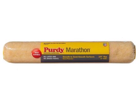 Purdy Marathon Nylon Polyester 14 in. W X 3 8 in. Paint Roller Cover 1 pk Supply