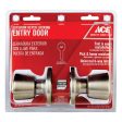 Ace Tulip Satin Stainless Steel Entry Lockset 1-3 4 in. Online