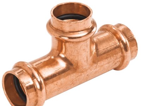 NIBCO 1 in. Press X 1 2 in. D Press Wrought Copper Tee 1 pk For Sale