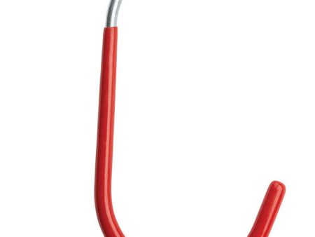 National Hardware 6 in. L Vinyl Coated Red Steel Hook 20 lb. cap. 2 pk For Cheap