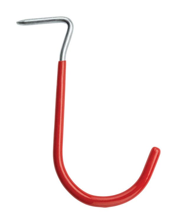 National Hardware 6 in. L Vinyl Coated Red Steel Hook 20 lb. cap. 2 pk For Cheap