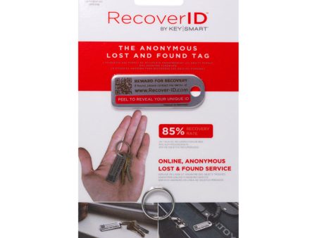 KeySmart RecoverID Stainless Steel Silver Key ID Tag Supply