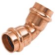 NIBCO 1-1 4 in. Press X 1-1 4 in. D Press Wrought Copper 45 Degree Elbow 1 pk Fashion