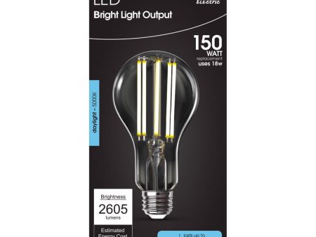 Feit A21 E26 (Medium) Filament LED Bulb Daylight 150 Watt Equivalence 1 pk on Sale