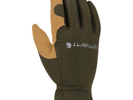 Carhartt Women s Indoor Outdoor Work Gloves Green Yellow M 1 pair Fashion