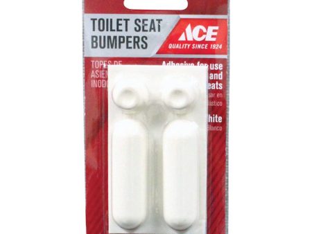 Ace Toilet Seat Bumpers White Plastic Online Hot Sale