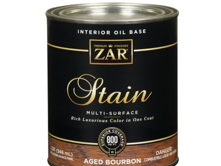 ZAR Semi-Transparent Aged Bourbon Oil-Based Wood Stain 1 qt Online now