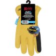 Kinco Hydroflector Men s Indoor Outdoor Full Grain Driver Gloves Black Gold XL 1 pair Sale