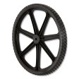 Rubbermaid 20 in. D 200 lb Wheelbarrow Wheel Rubber For Sale