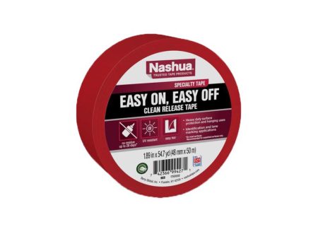 Berry Plastics Nashua 1.89 in. W X 54.7 yd L Red Strong Strength Masking Tape 1 pk For Discount