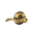 Schlage Accent Antique Brass Entry Lever KA4 1-3 4 in. For Discount