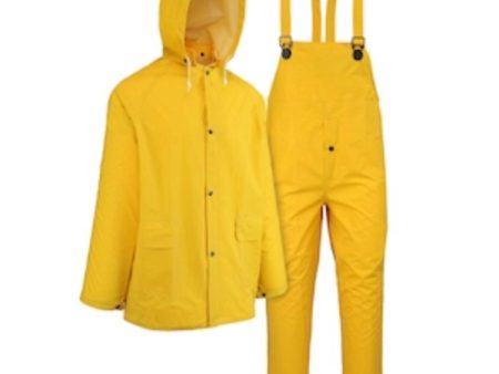 Boss Yellow PVC Polyester Rain Suit XL Cheap