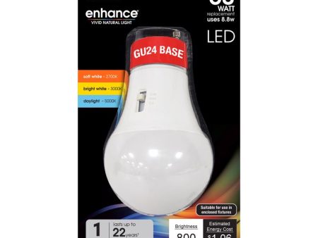 Feit A19 GU24 LED Bulb Color Changing 60 Watt Equivalence 1 pk Online now