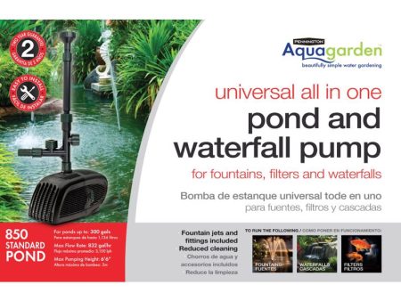 Pennington Aquagarden 0.075 HP 832 gph 120 V Pond Pump Kit Online