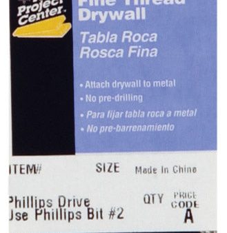 Hillman No. 6 X 2 in. L Phillips Drywall Screws 8 pk For Cheap