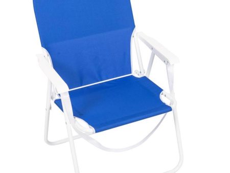 Wave Beach 1-Position Blue Beach Chair For Sale