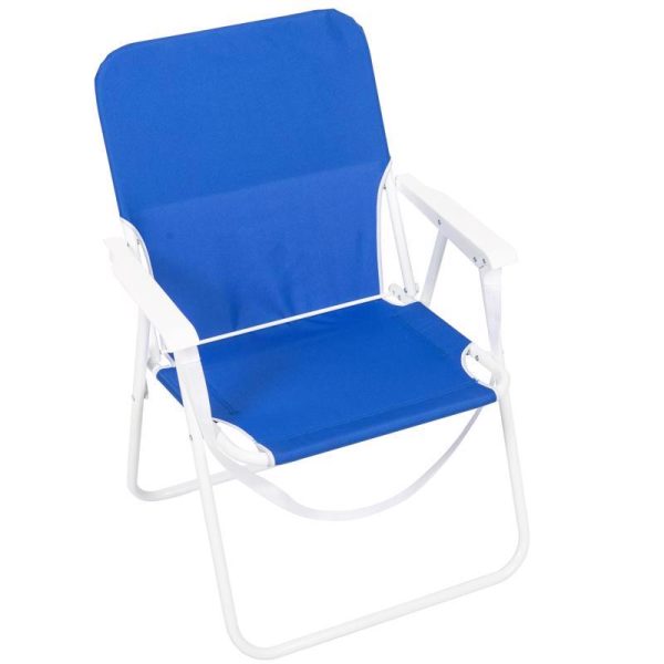 Wave Beach 1-Position Blue Beach Chair For Sale