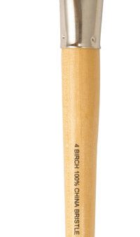 Bestt Liebco Birch Brush No. 4 Oval Paint Brush For Discount