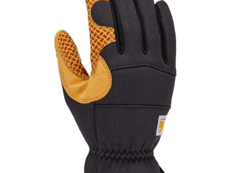 Carhartt Men s Indoor Outdoor Grip Gloves Black Yellow XL 1 pair Online now