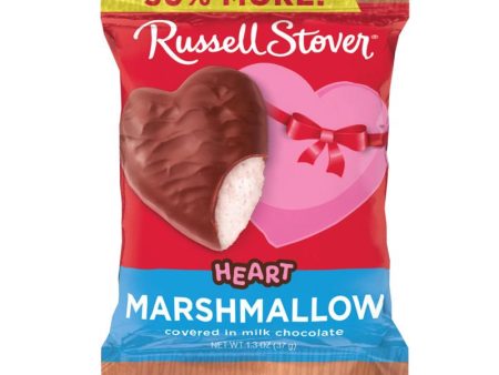 Russell Stover Milk Chocolate Marshmallow Heart 1.3 oz Online Sale