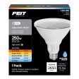 Feit PAR38 E26 (Medium) LED Bulb Adjustable White 250 Watt Equivalence 1 pk For Sale