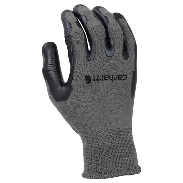 Carhartt Men s Indoor Outdoor Grip Gloves Gray XL 1 pair For Discount