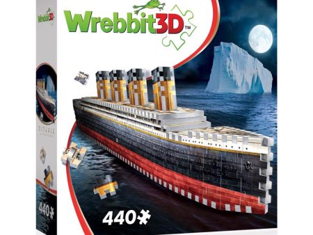 Wrebbit3D Titanic 3D Jigsaw Puzzle Multicolored 440 pc Online Hot Sale