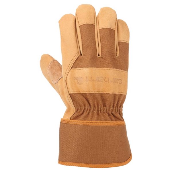 Carhartt Men s Indoor Outdoor Work Gloves Brown XL 1 pair For Sale