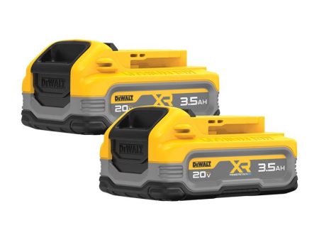 DeWalt 20V MAX XR POWERSTACK DCBP320-2 3.5 Ah Lithium-Ion Battery Pack 2 pc on Sale