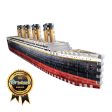 Wrebbit3D Titanic 3D Jigsaw Puzzle Multicolored 440 pc Online Hot Sale